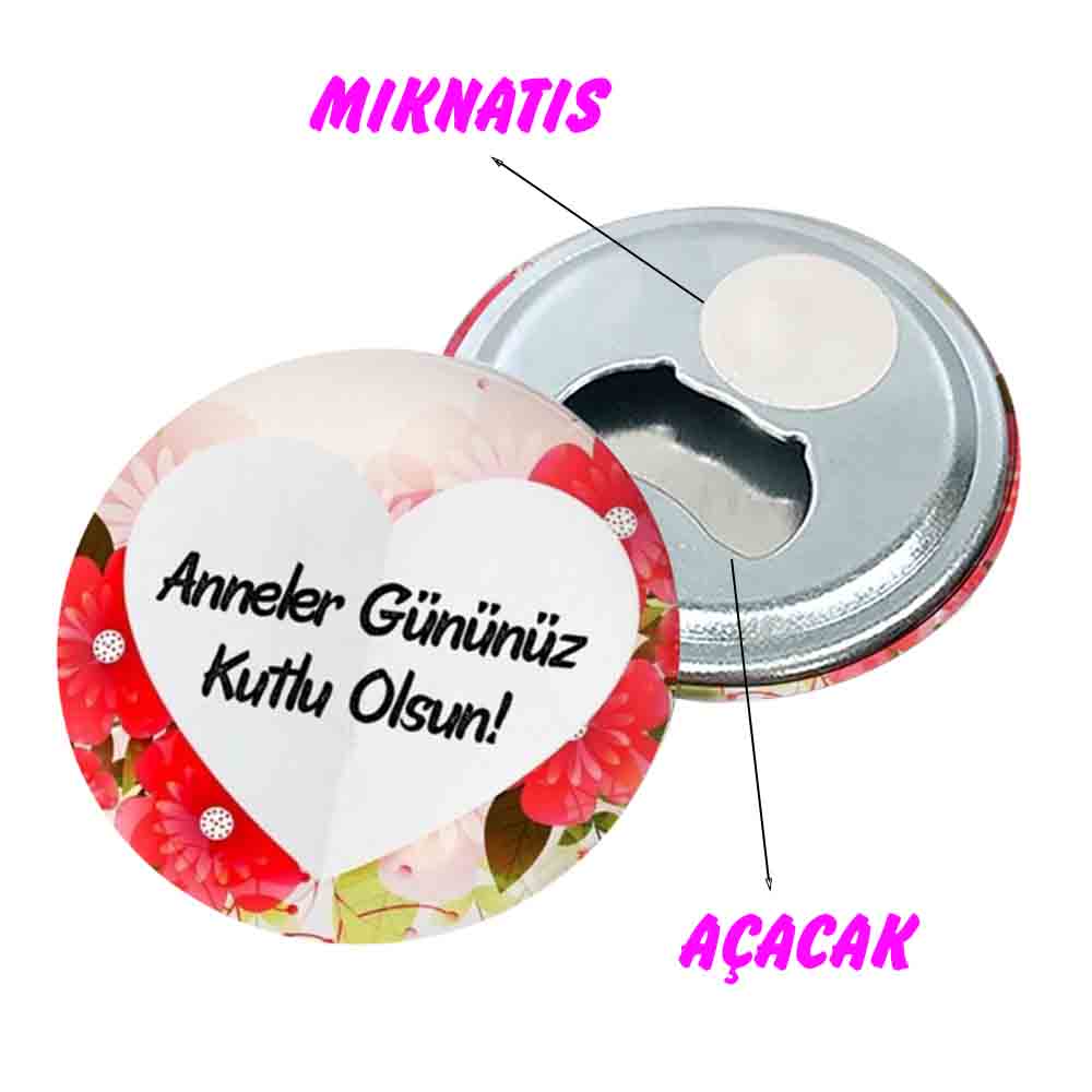 Anneler Günü İçin Kişiye Özel Magnet - Annenize Özel Hediye