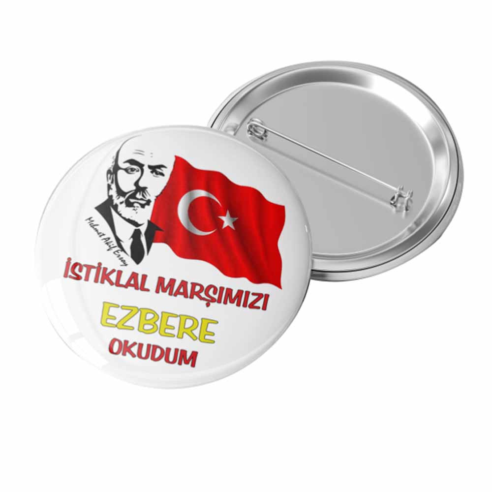 12 Mart İstiklal Marşı'nın Kabulü Rozeti