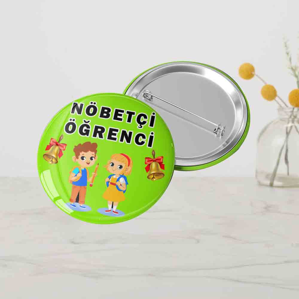 Nöbetçi Öğrenci Rozeti - Öğrenci Görev Rozeti