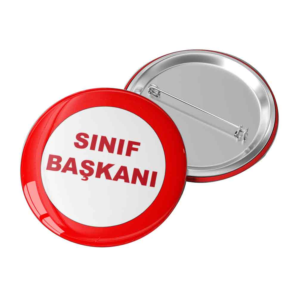 Sınıf Başkanı Rozeti - Liderlik Rozeti ile Öğrencilerinizi Motive Edin