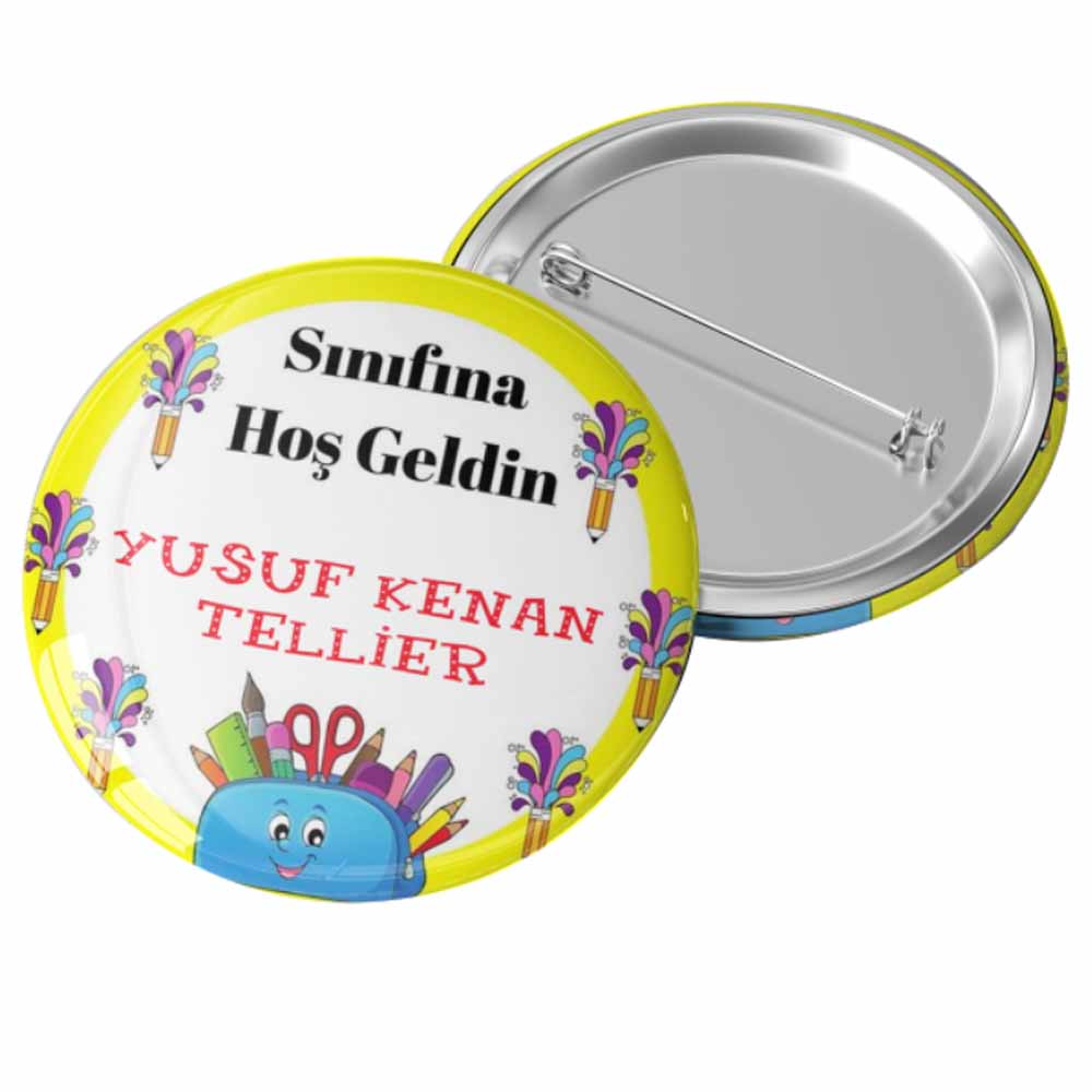 Sınıfına Hoş Geldin Rozeti - İlk Gün Heyecanı