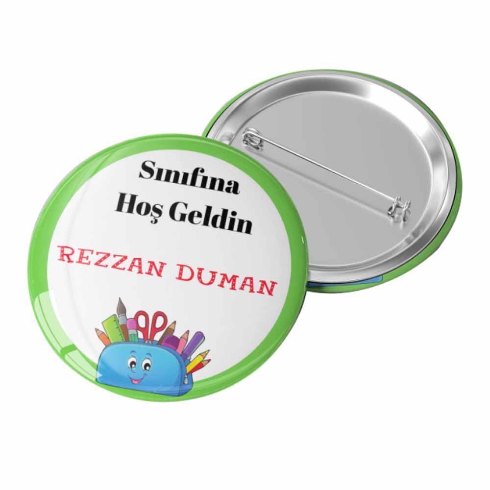 Sınıfına Hoş Geldin Rozeti - İlk Gün Hediyesi ve Anı