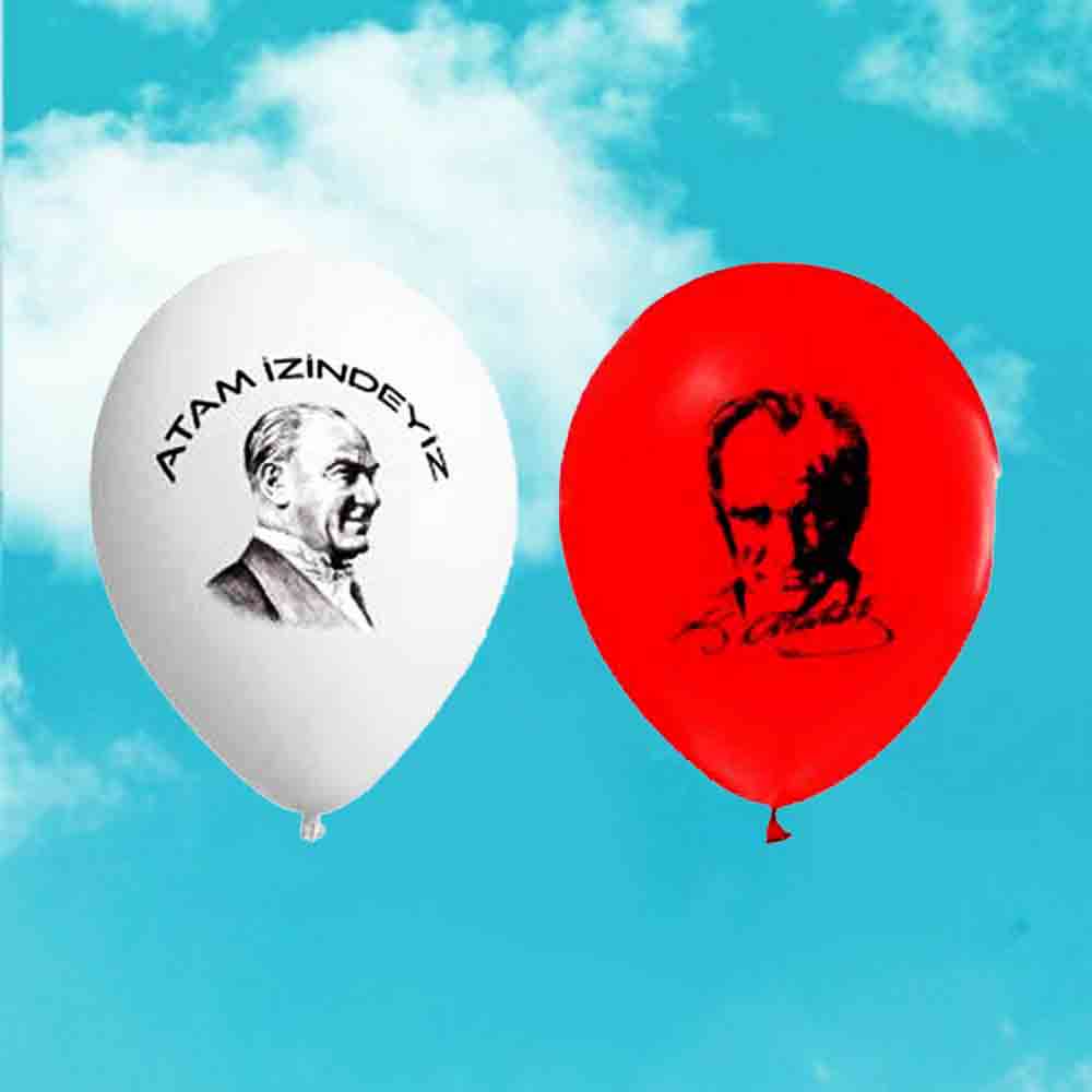 Atam İzindeyiz Balonu - Cumhuriyet ve Atatürk Temalı Balon