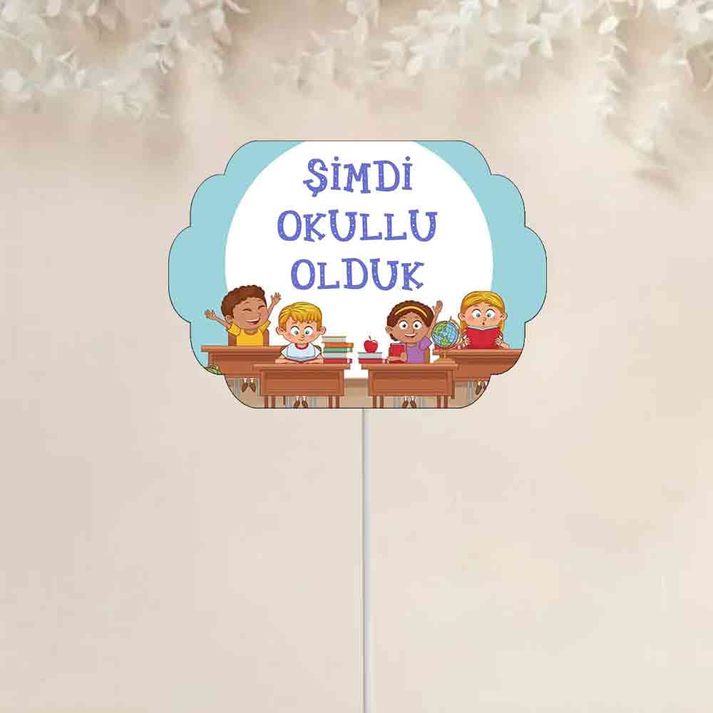 Okulda İlk Günüm Konuşma Balonu